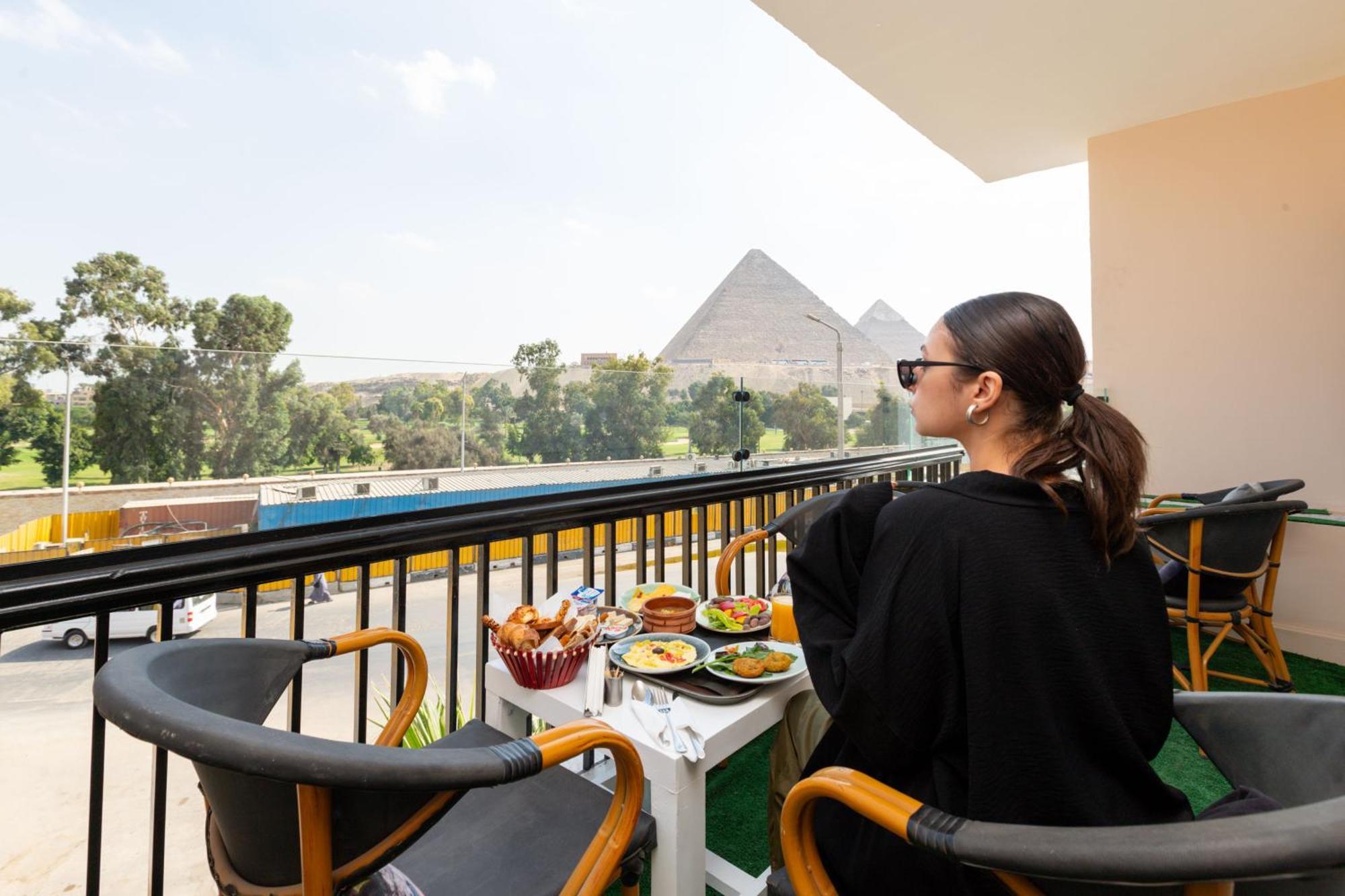 Maria Pyramids House Hotel Kafrat al Jabal Exterior foto
