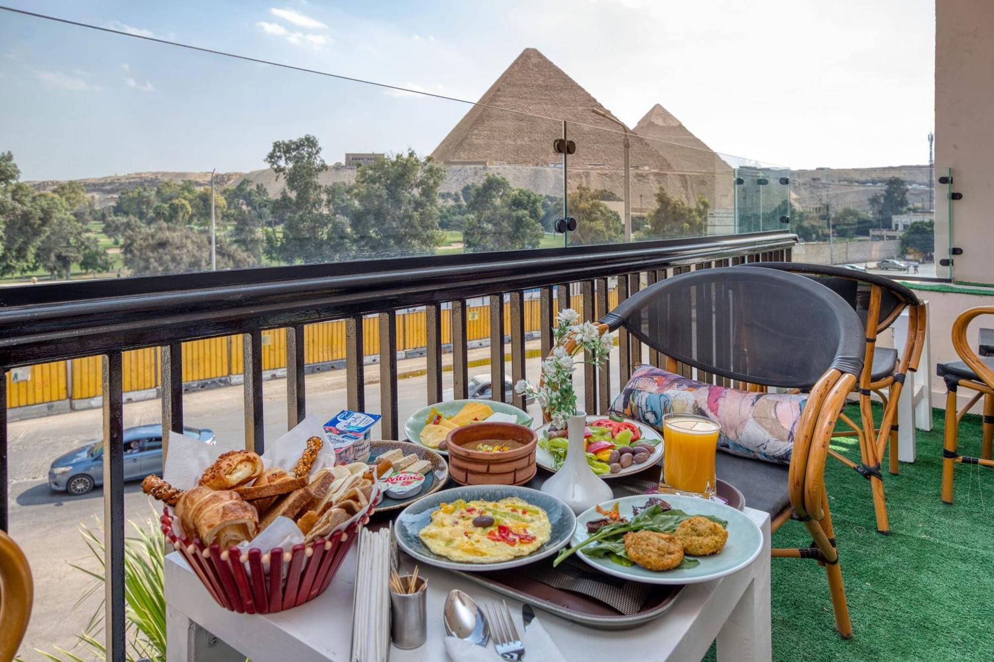 Maria Pyramids House Hotel Kafrat al Jabal Exterior foto