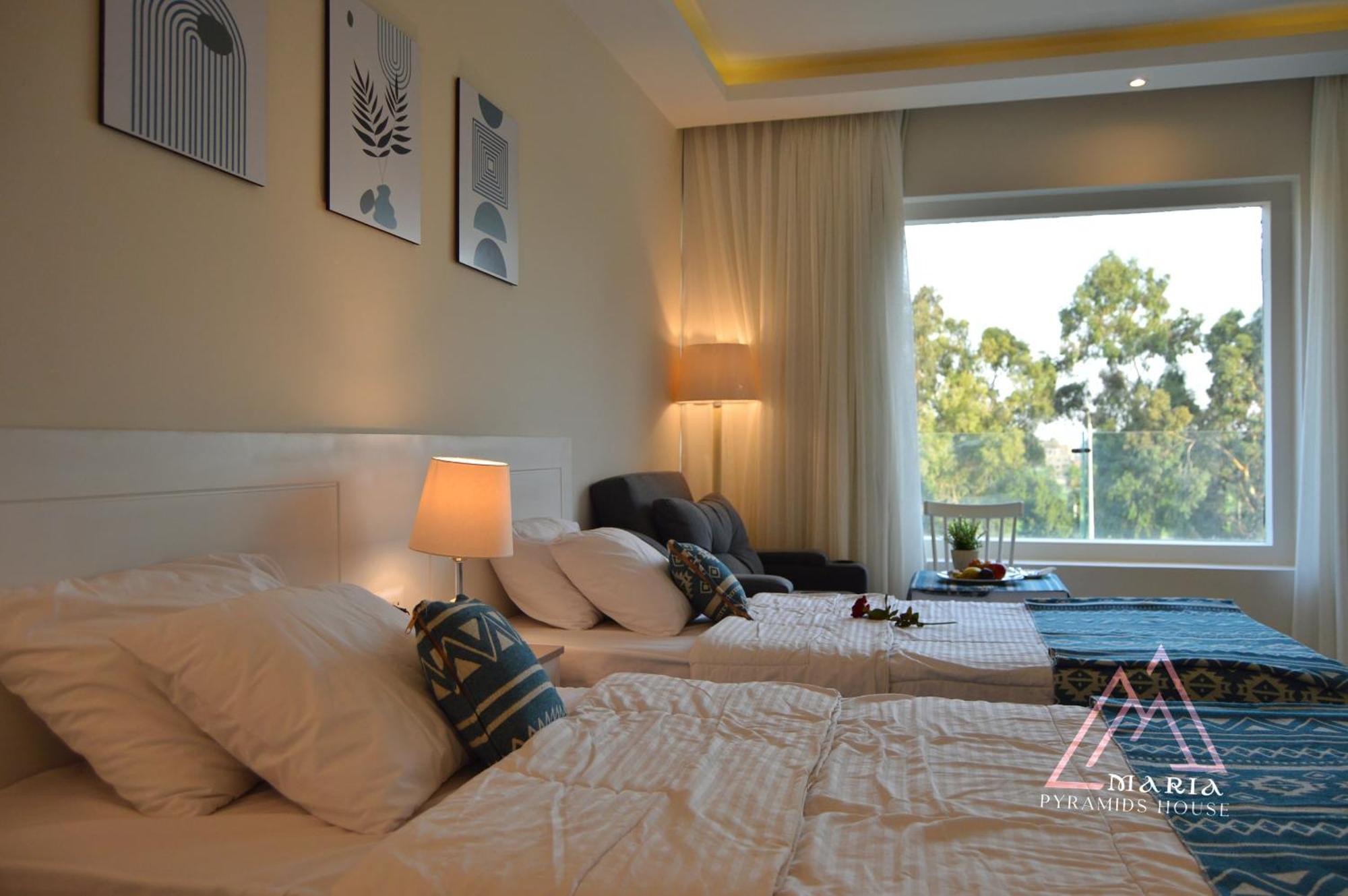 Maria Pyramids House Hotel Kafrat al Jabal Exterior foto