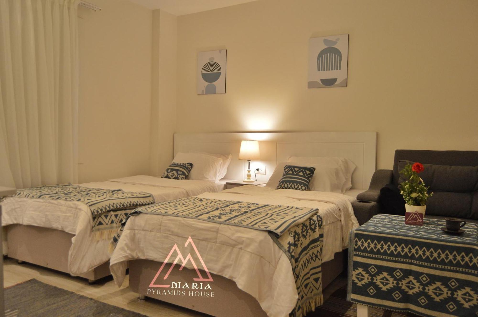 Maria Pyramids House Hotel Kafrat al Jabal Exterior foto